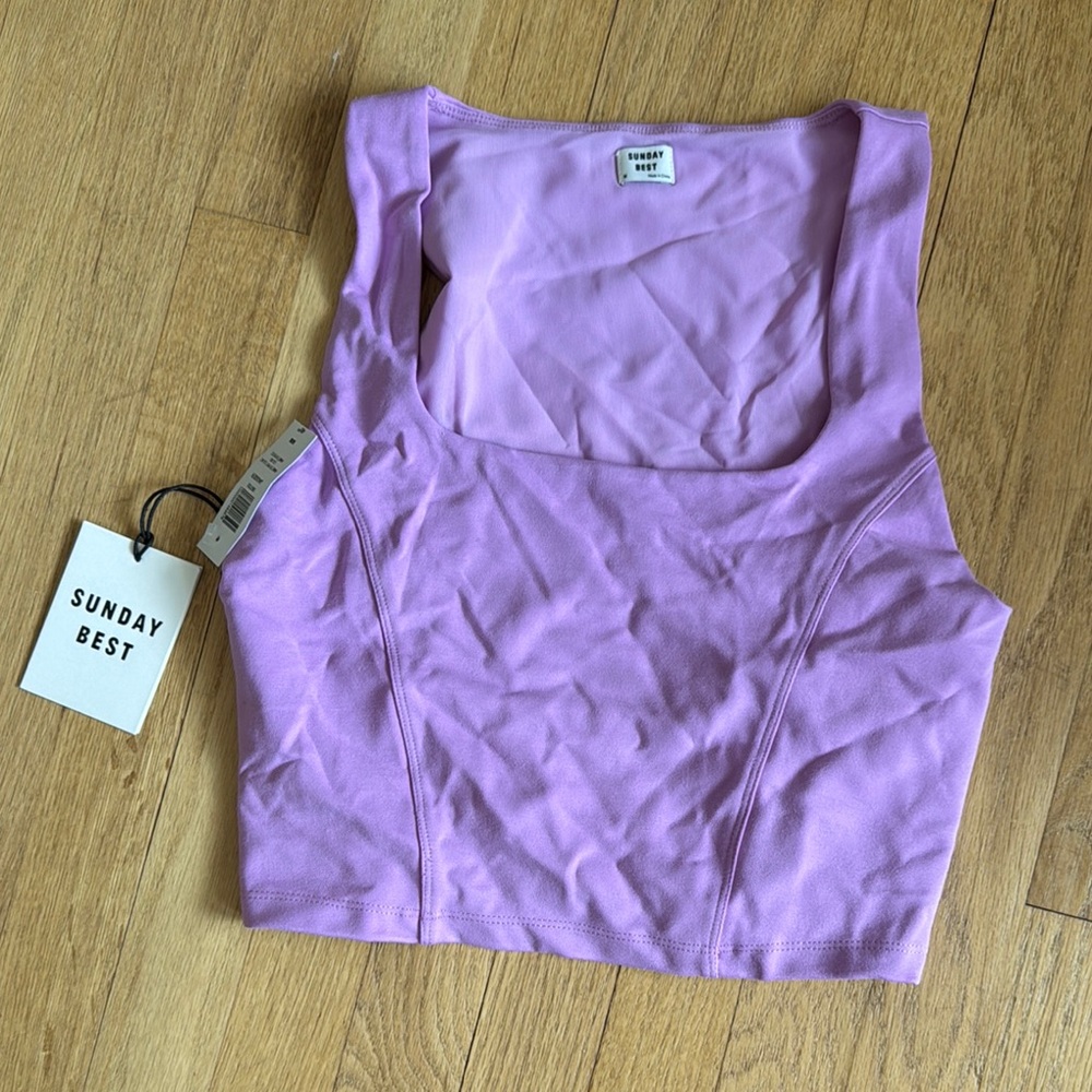 Sunday Best Women's Purple Tank Top